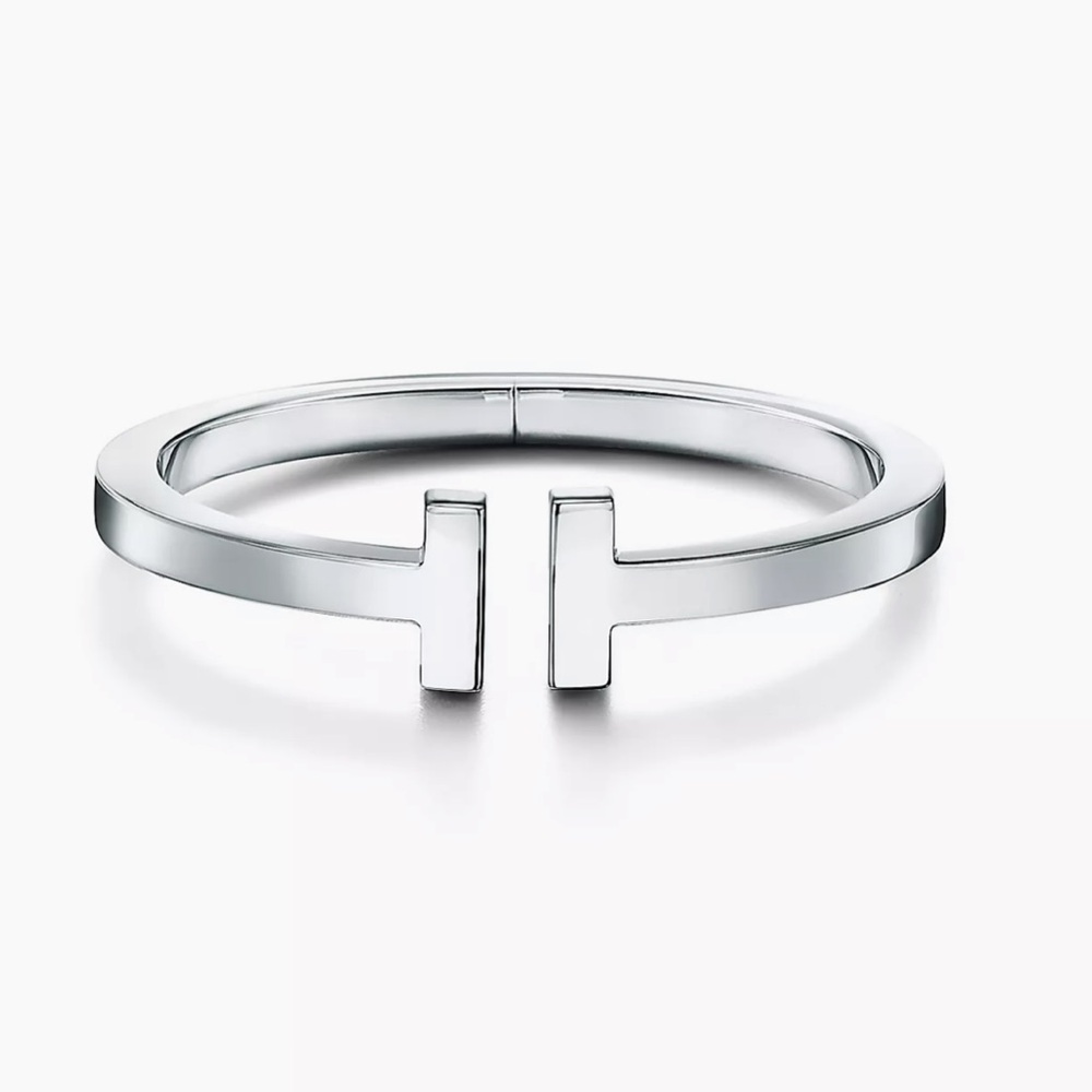Tiffany & Co. T Silver Bangle Bracelet